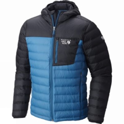 Mountain Hardwear Men's Dynotherm Hooded Down Jacket Phoenix Blue / Black Mountain Hardwear Men's Dynotherm Hooded Down Jacket Phoenix Blue / Black